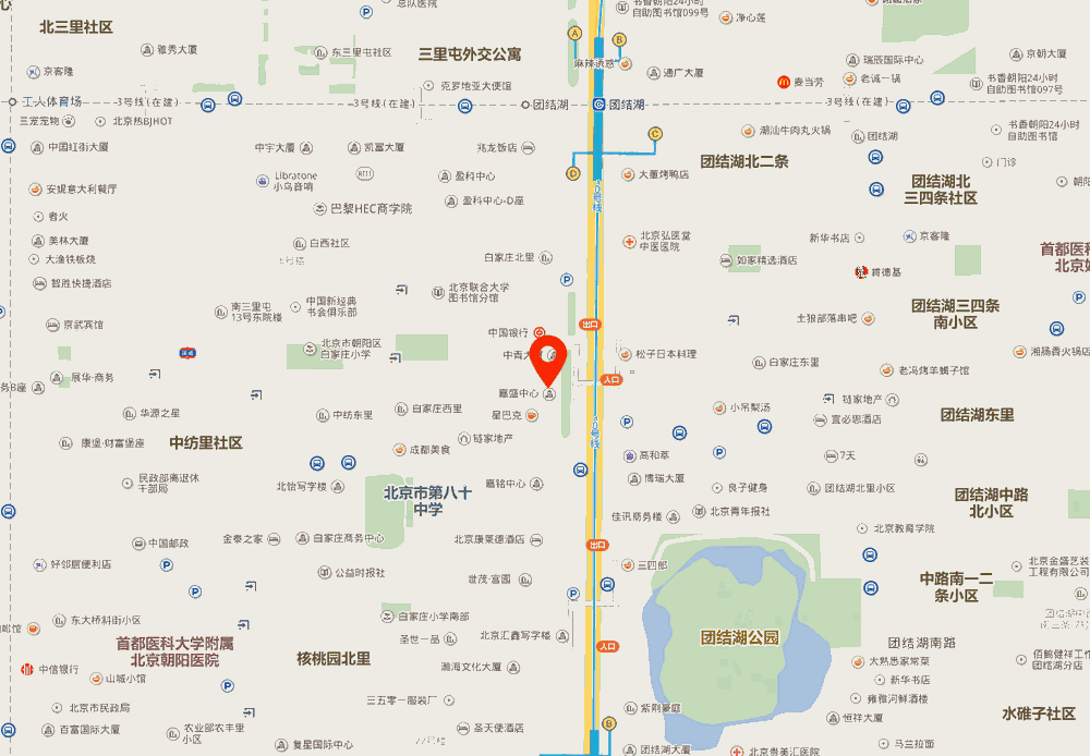 SOHO嘉盛中心位置地图